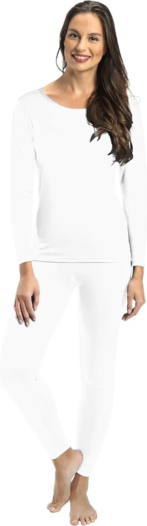 Rocky Thermal Underwear for Women Lightweight Cotton Knit Thermals Women's Base Layer Long John Set