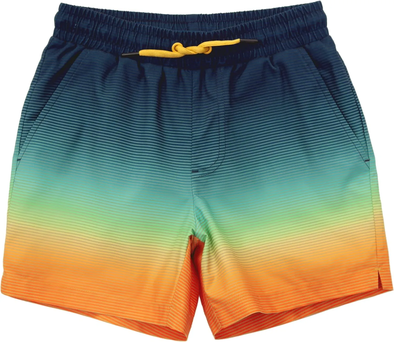 Rokka&Rolla Boys' Swim Trunks with Boxer Brief Liner Compression Anti Chafe Quick Dry Bathing Suit, UPF 50 