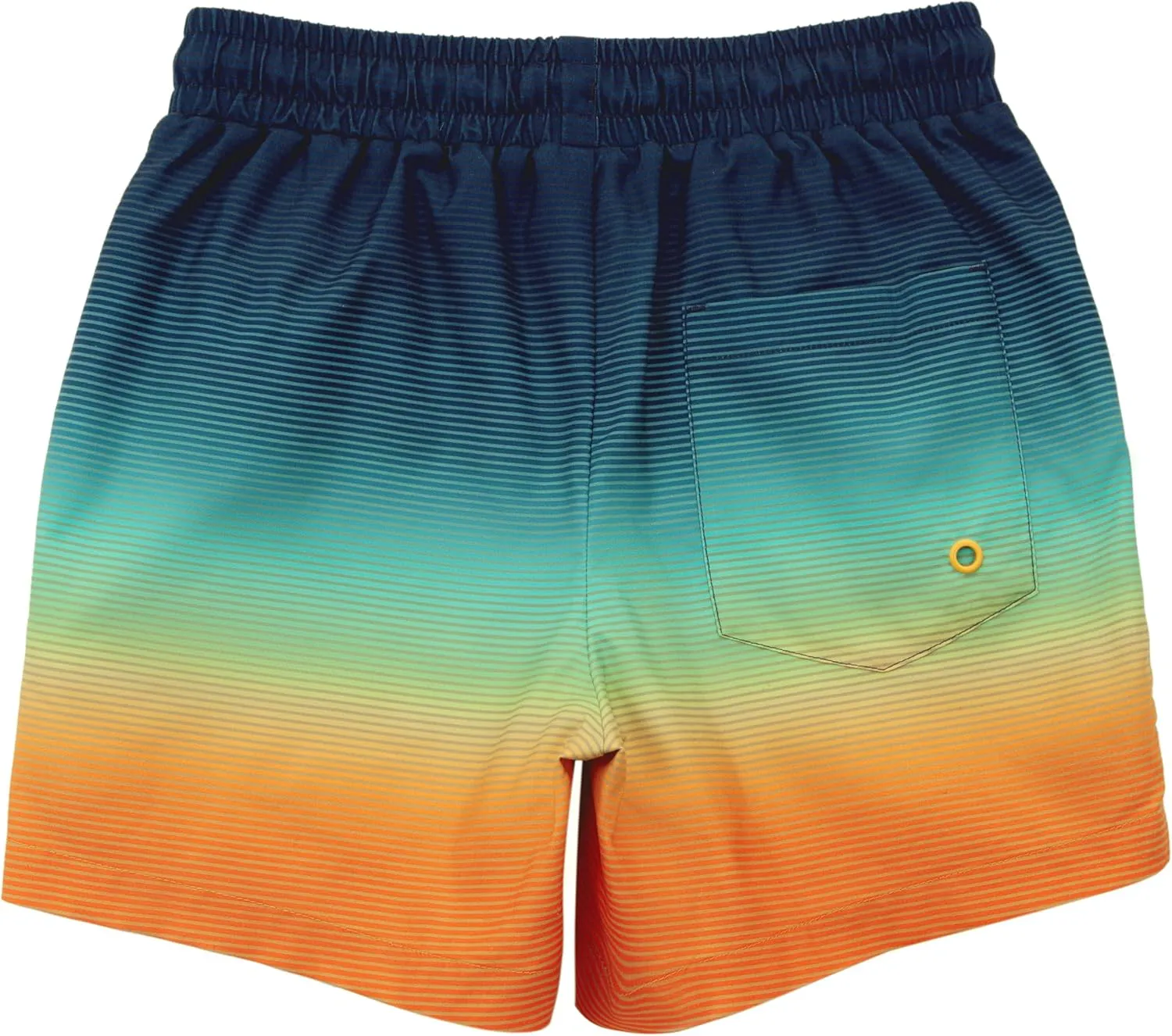 Rokka&Rolla Boys' Swim Trunks with Boxer Brief Liner Compression Anti Chafe Quick Dry Bathing Suit, UPF 50 