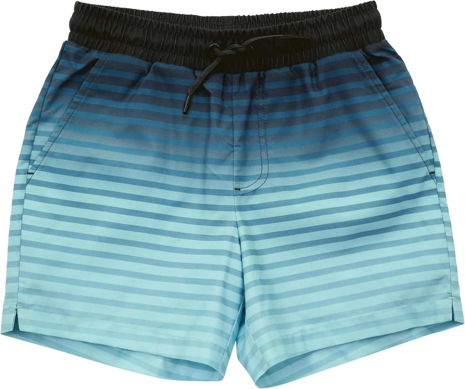 Rokka&Rolla Boys' Swim Trunks with Boxer Brief Liner Compression Anti Chafe Quick Dry Bathing Suit, UPF 50 