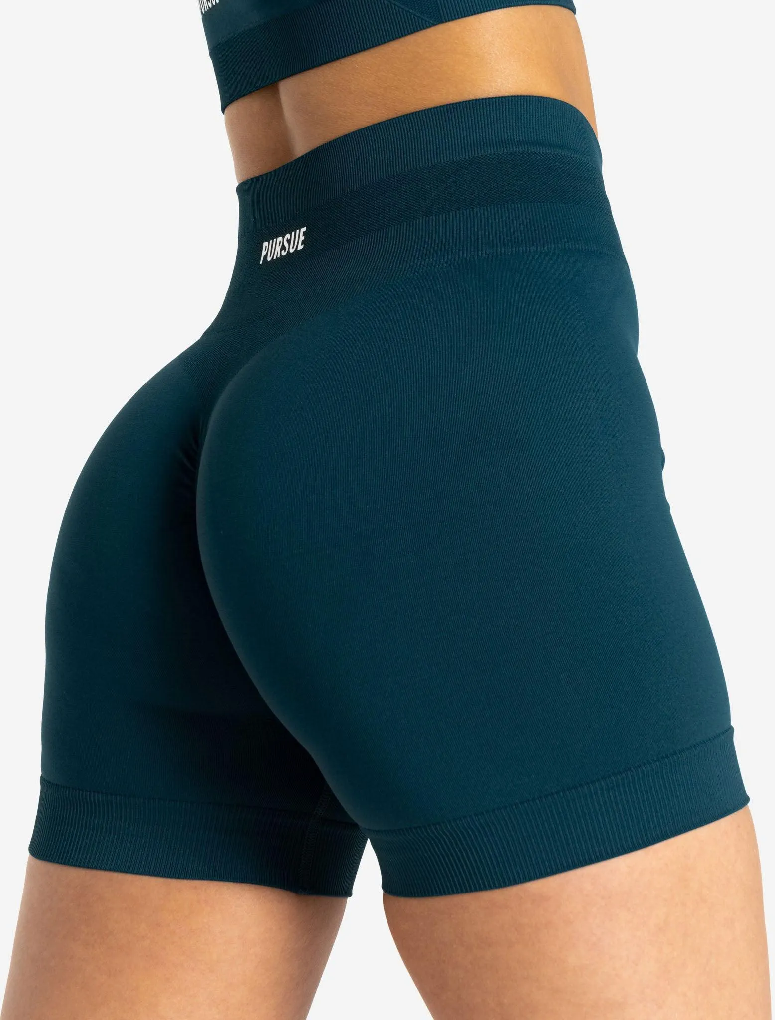 Scrunch Seamless Shorts - Dark Teal