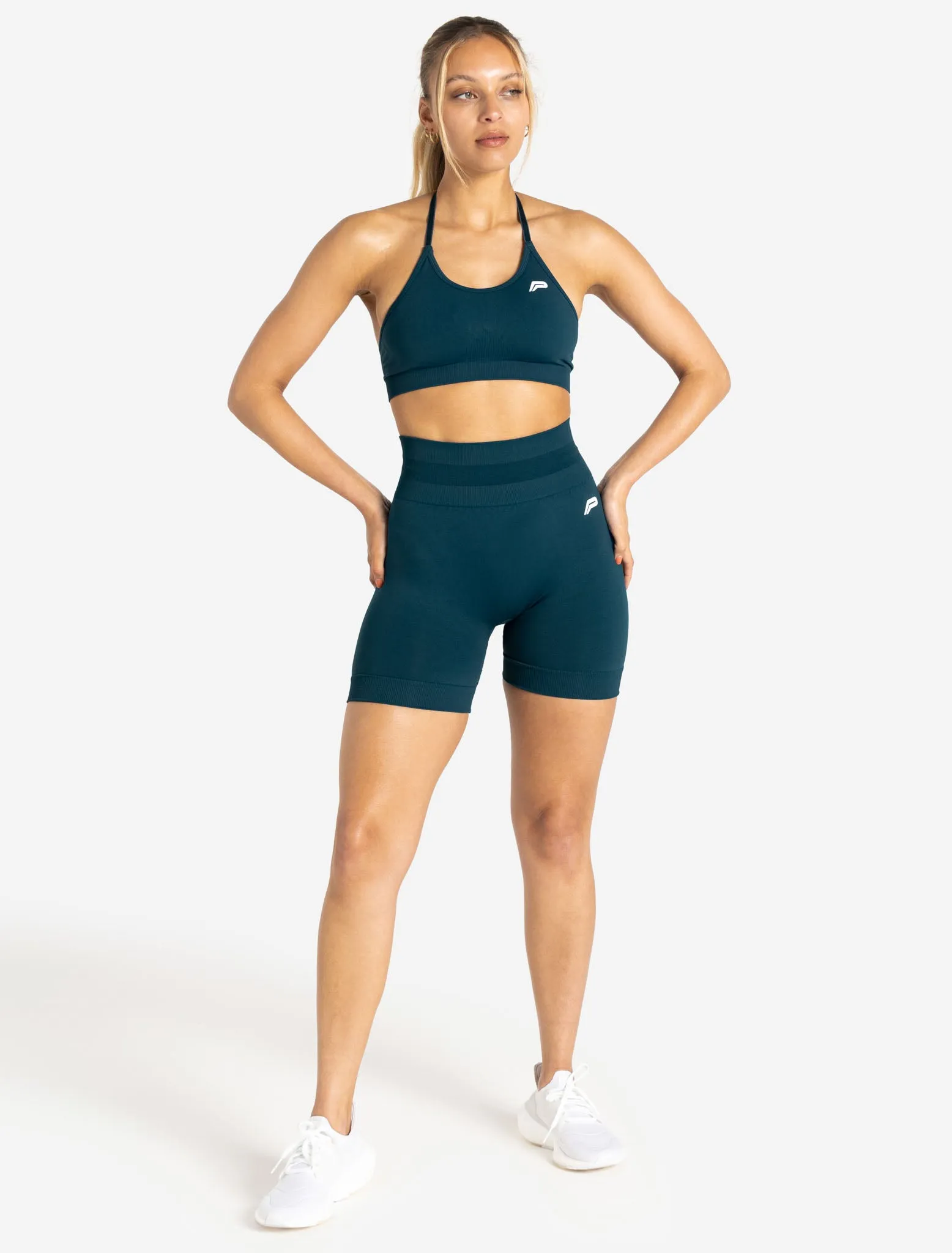 Scrunch Seamless Shorts - Dark Teal