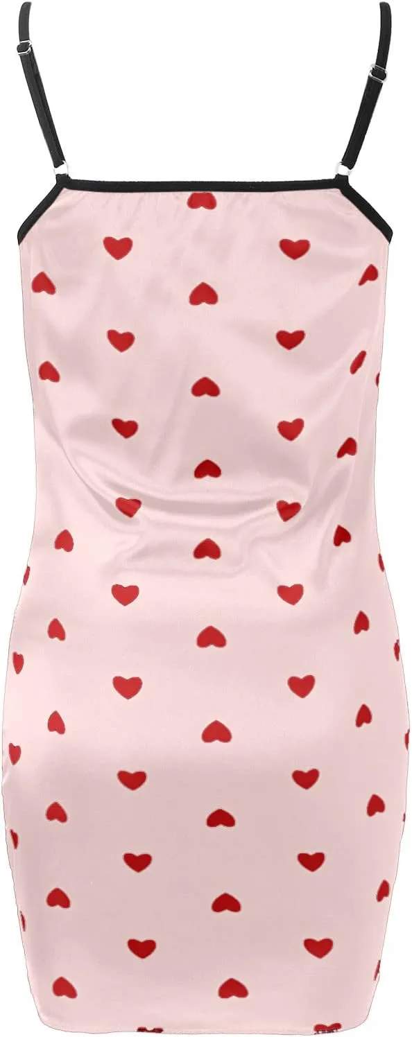 Sexy Underwire Cute Push Up Strappy Nightgown Sexy Lace Nightgown Lace Babydoll Strap Chemise Mesh Sleepwear Outfits