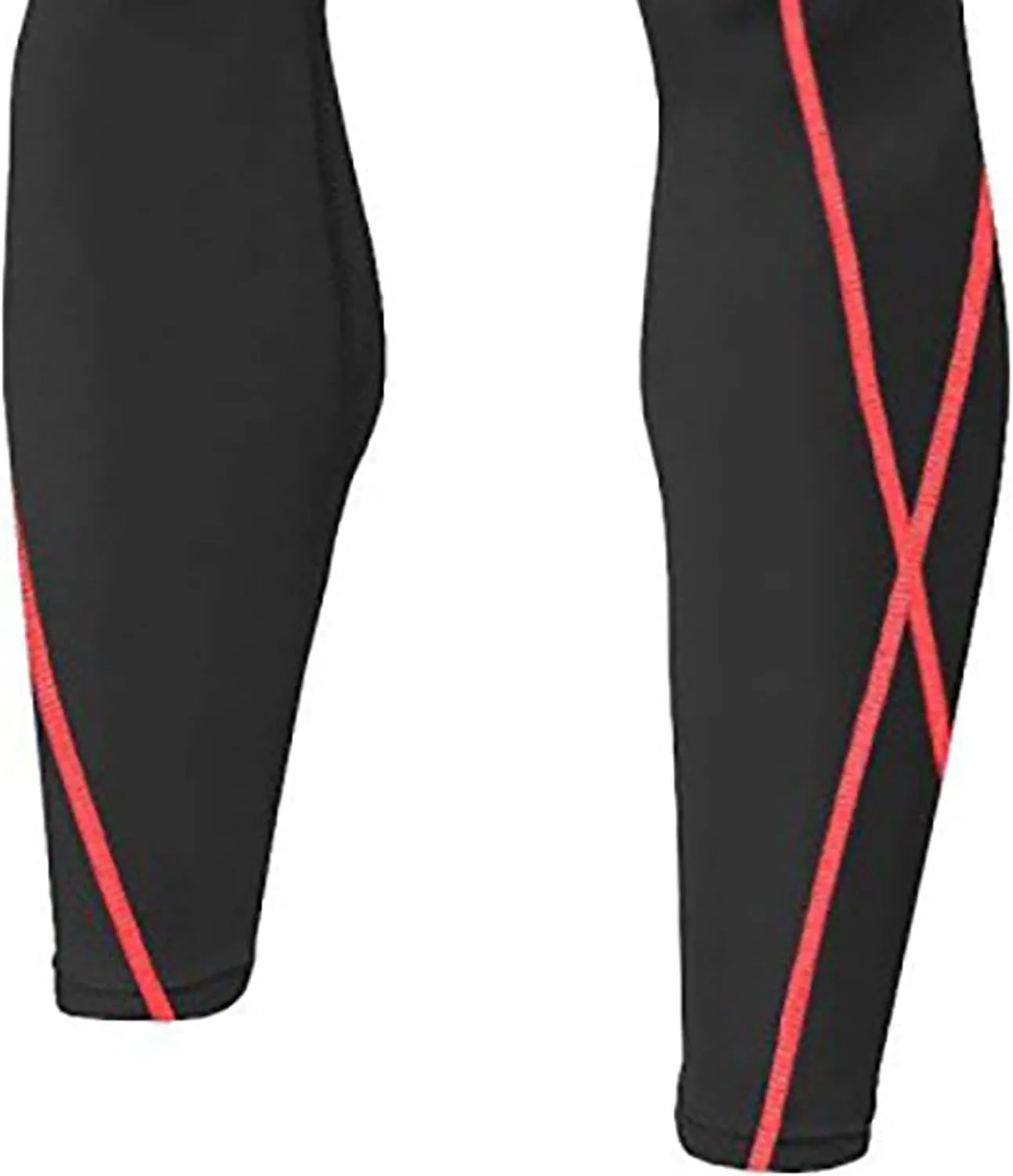 Sinzelimin Sports Suit for Men's Compression Shirt Pants Two Pieces Outfit Quick-dry Training Gym Yoga Fitness Tracksuit Set