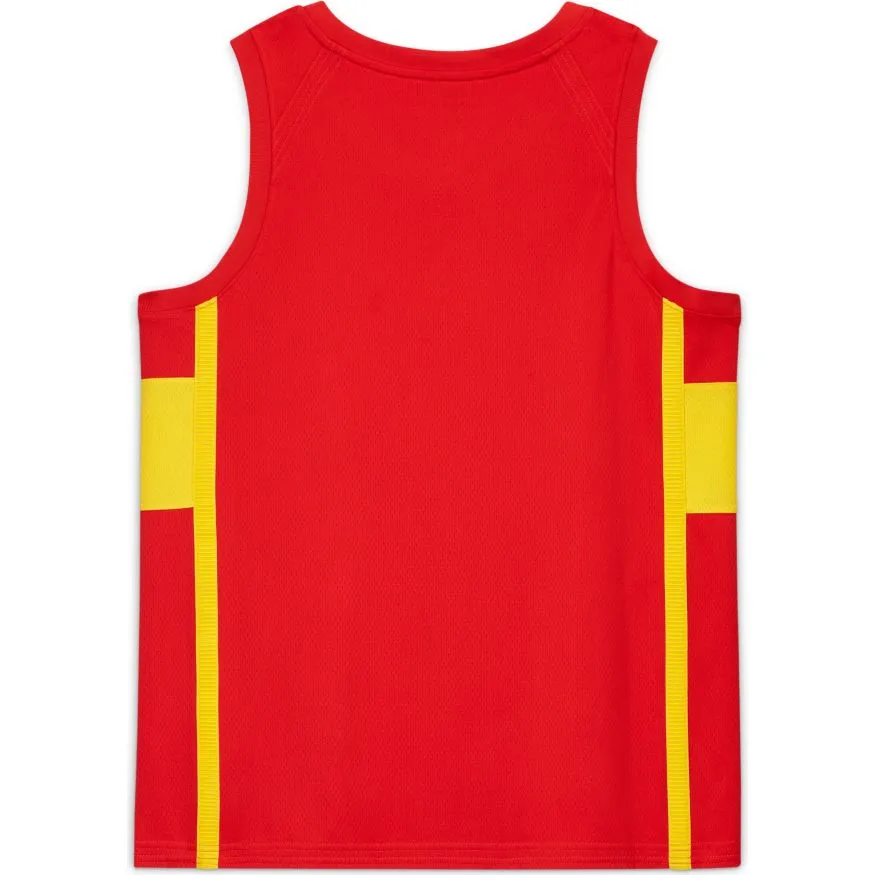 Spain Nike (Road) Limited Men's Nike Basketball Jersey 'Red/Gold'