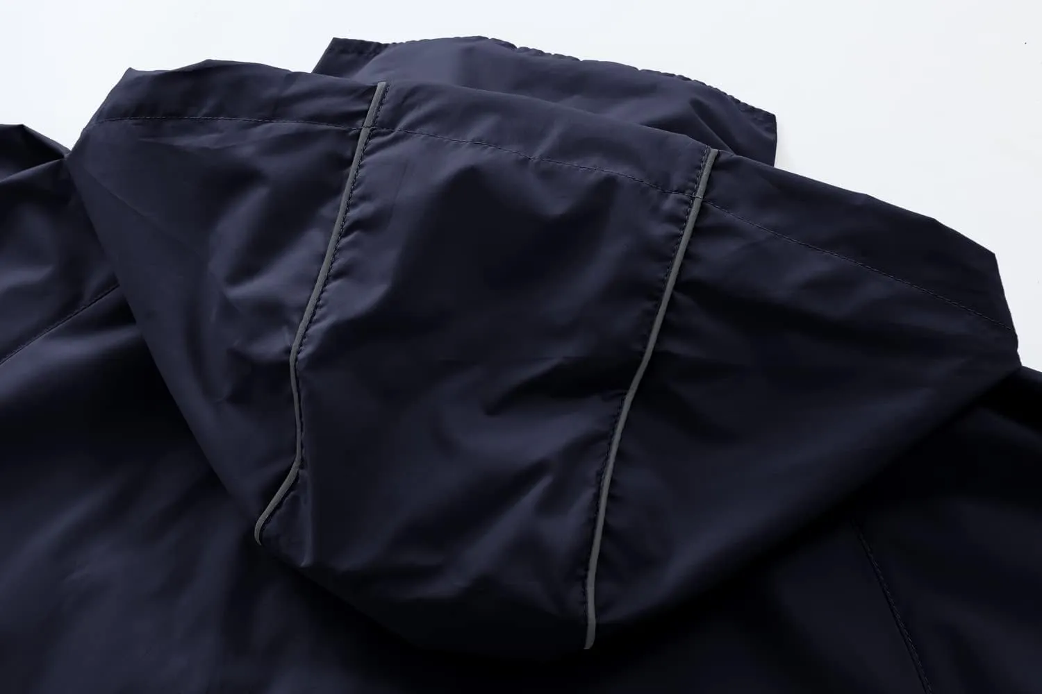 Spmor Men's Lightweight Waterproof Jacket Packable Windbreaker Running Coat