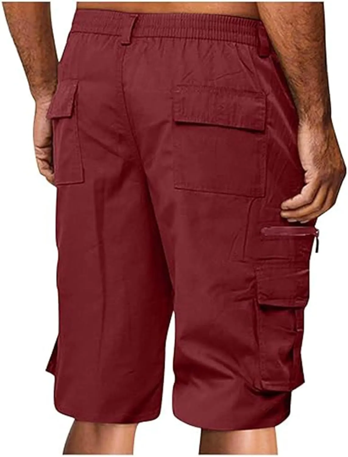 Summer Casual Cargo Shorts Mens 2024 Lightweight Multi Pocket TrendyStreetwear Shorts Lightweight Beach Shorts