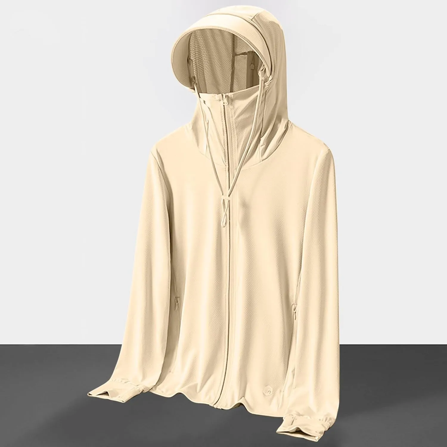 Sun Jacket for Women UV Protection Cooling Light Weight Performance Coat Outdoor Hiking Shirts with Zipper Pockets