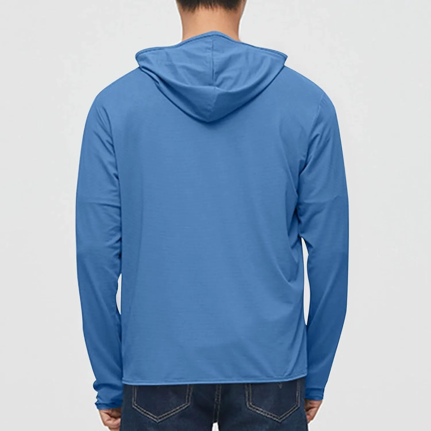 Sun Shirts for Men UV SPF UPF 50  Long Sleeve Rash Guard Fishing Jacket Quick Dry Lightweight Outdoor Breathable Tops
