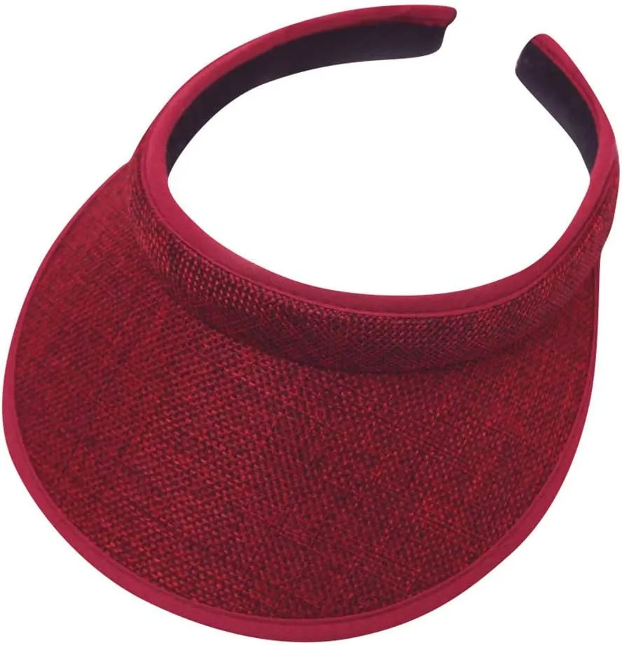 Sun Visor Hats for Women Summer Hat Sun Beach Hat No Headache Visor with Large Brim Ladies Sun Protection Visor Cap