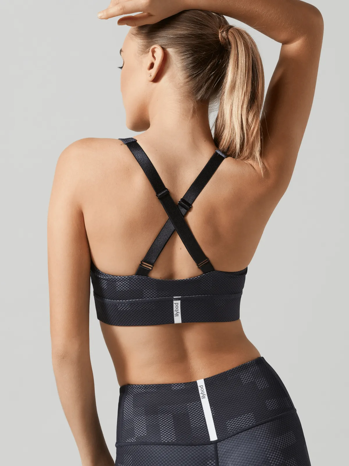 Tetris Dark Wash Chelsea Sports Bra