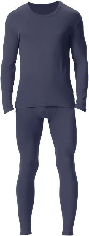 Thermal Underwear Set for Men Men's Thermal Underwear Set Lined Long Thermal Set Winter Thermal Underwear for Men