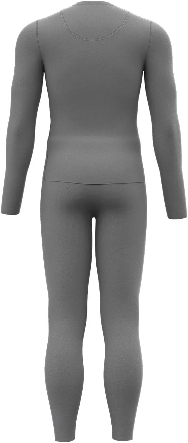 Thermal Underwear Set for Men Men's Thermal Underwear Set Lined Long Thermal Set Winter Thermal Underwear for Men
