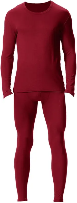 Thermal Underwear Set for Men Men's Thermal Underwear Set Lined Long Thermal Set Winter Thermal Underwear for Men