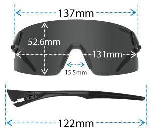 Tifosi Rail XC Satin Vapor Fototec Lens
