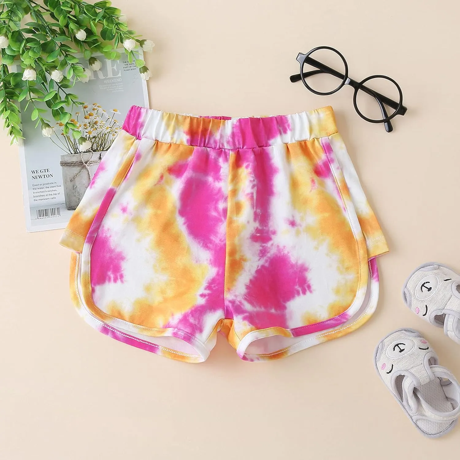 Toddler Boys Girls Running Shorts Summer Kids Athletic Shorts Quick Dry Workout Tie-Dye Shorts Boys Clothes