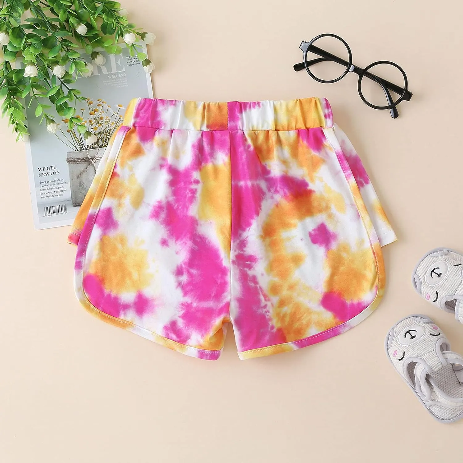 Toddler Boys Girls Running Shorts Summer Kids Athletic Shorts Quick Dry Workout Tie-Dye Shorts Boys Clothes