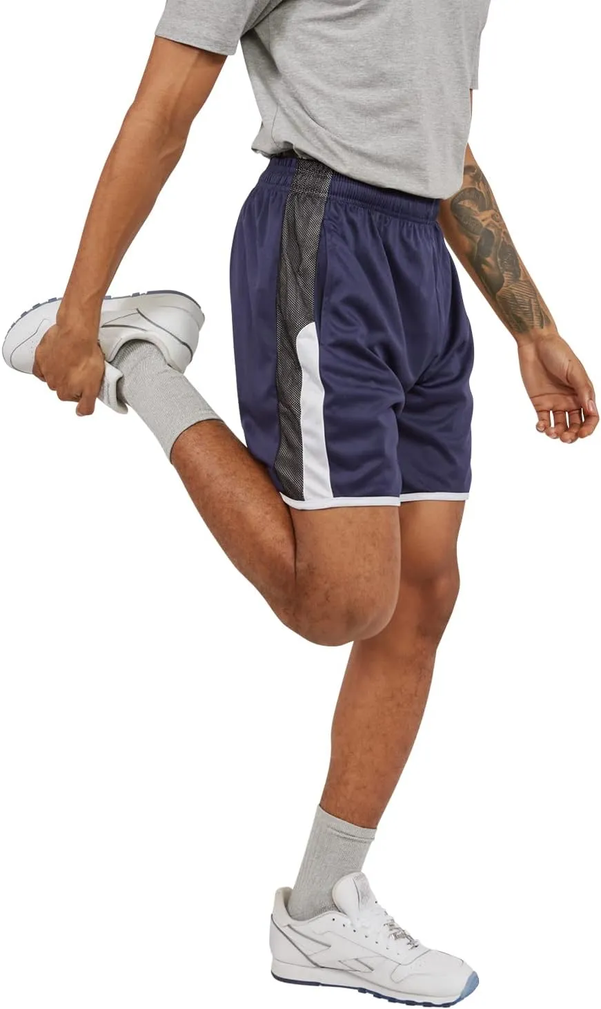 Ultra Performance 5 Pack Mens Athletic Basketball Shorts, 7 inch Running Workout Gym Shorts for Men, SM – 5X