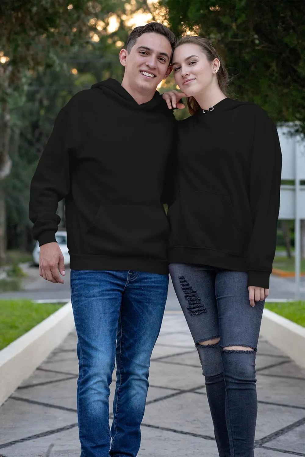 Unisex Breathable Fleece and Cotton Hoodies Sweatshirt