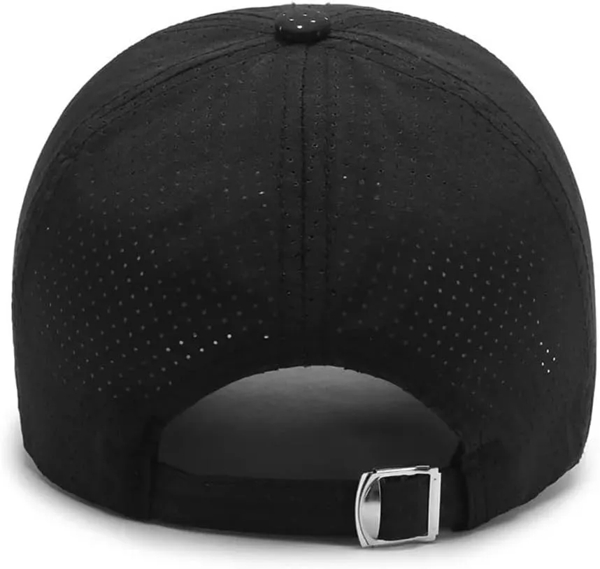 Unisex Lightweight Ventilated Mesh Baseball Cap Cool Protected Summer Sun Shield Women Men One Size Fits Golf Hat