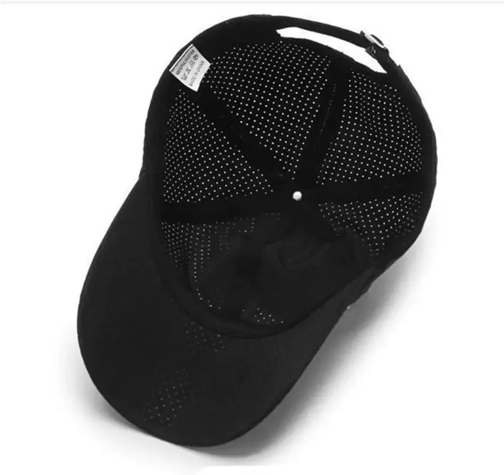 Unisex Lightweight Ventilated Mesh Baseball Cap Cool Protected Summer Sun Shield Women Men One Size Fits Golf Hat