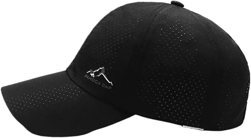 Unisex Lightweight Ventilated Mesh Baseball Cap Cool Protected Summer Sun Shield Women Men One Size Fits Golf Hat