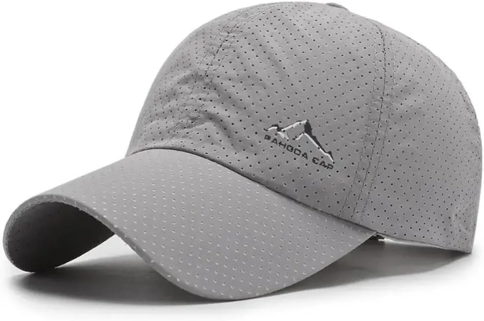 Unisex Lightweight Ventilated Mesh Baseball Cap Cool Protected Summer Sun Shield Women Men One Size Fits Golf Hat