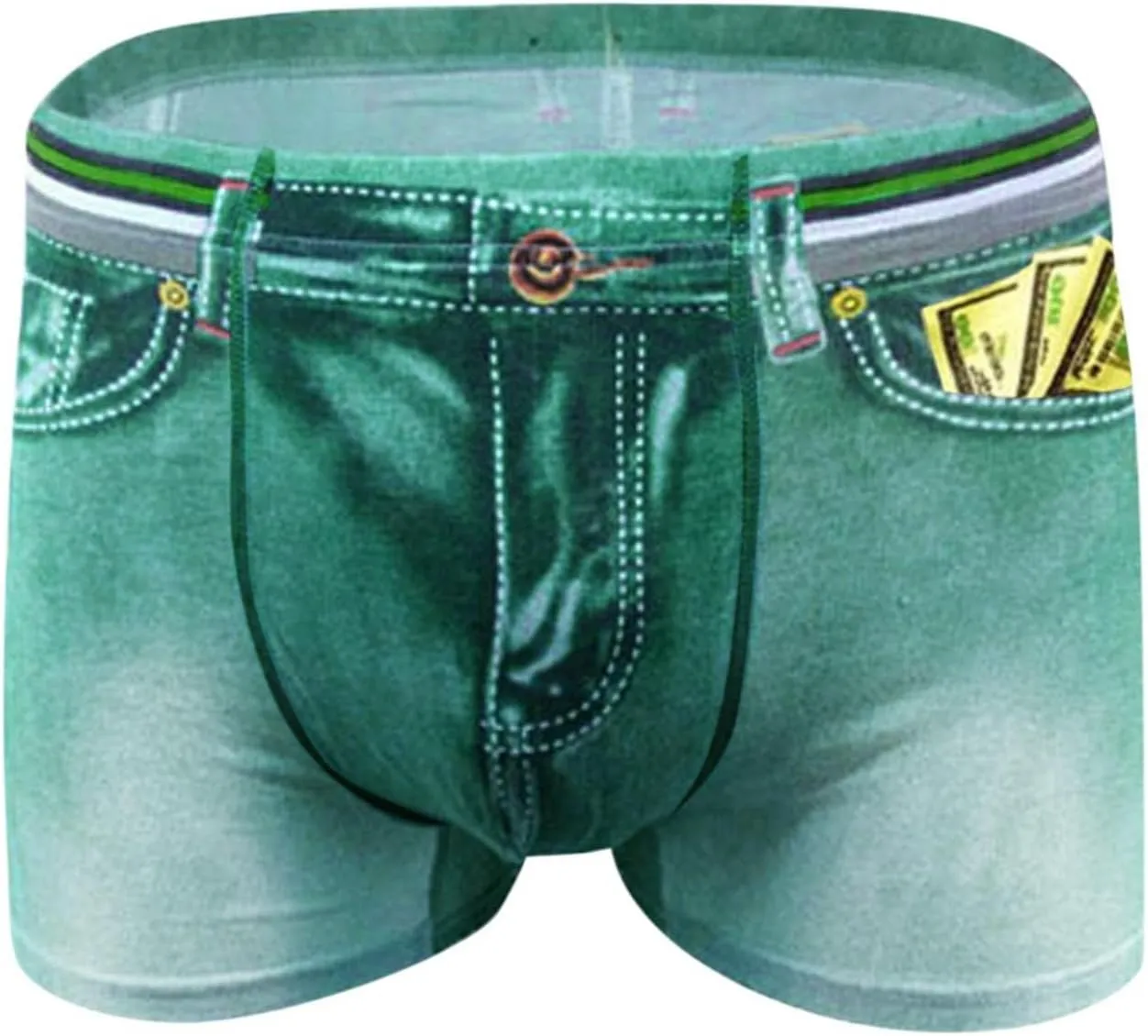 Valentines Day Gifts Men's Underwear Mesh Breathable Trunk Low Rise Cool Boxers No Fly Breathable Underpant Trunks