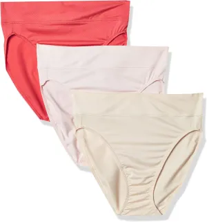 Warner's Women's Allover Breathable Hi-Cut Panty