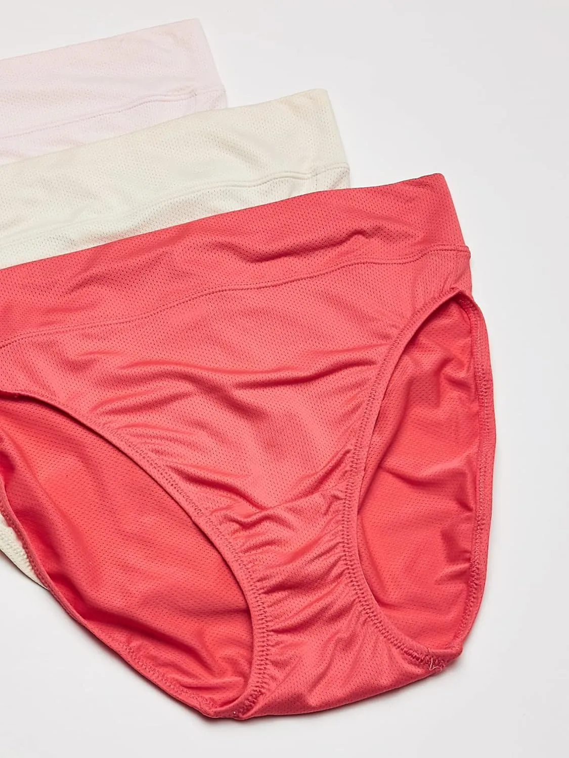 Warner's Women's Allover Breathable Hi-Cut Panty