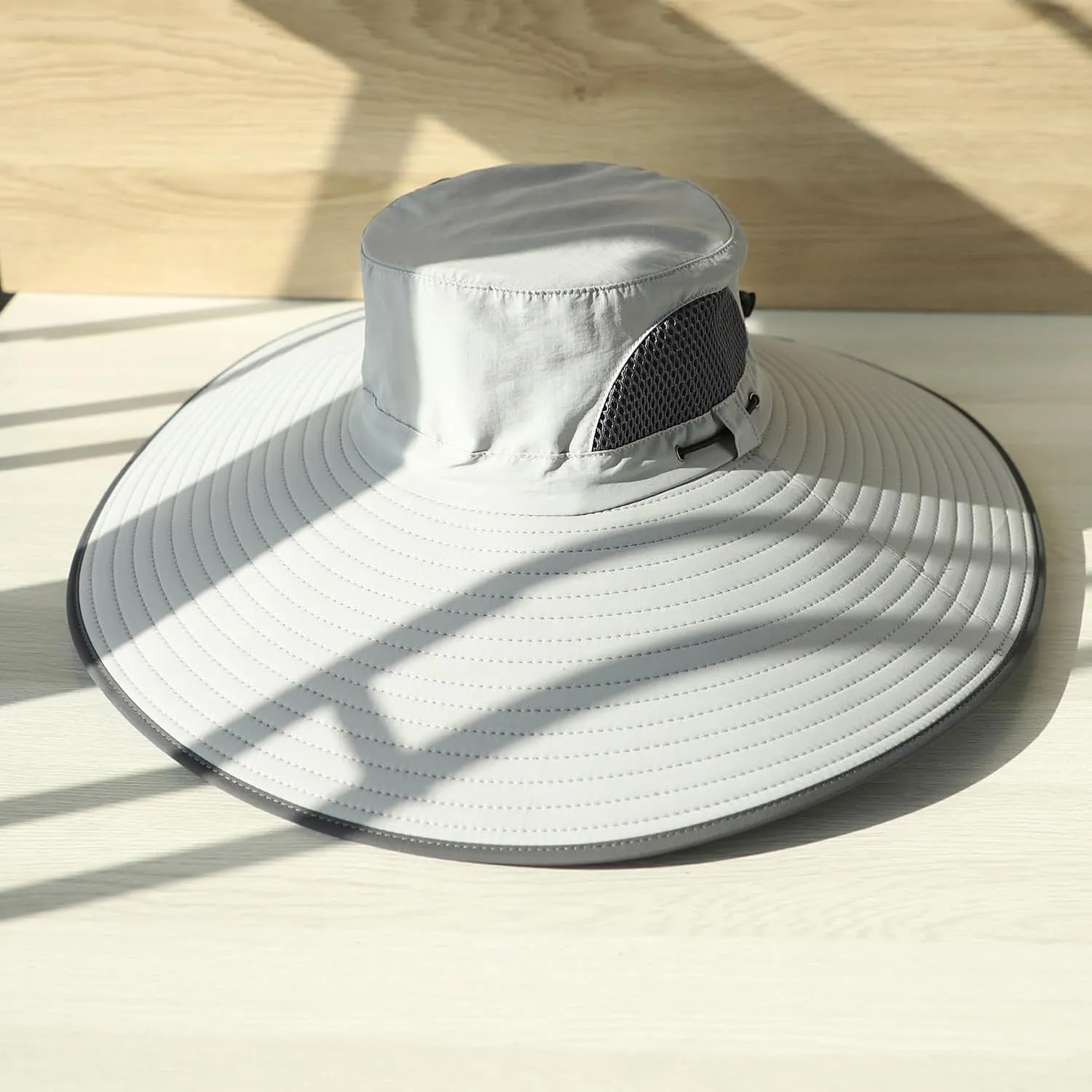 Wide Brim Sun Hat for Men Women UV Protection Ventilated Outdoor Bucket Fishing Hats Packable for Safari Hiking