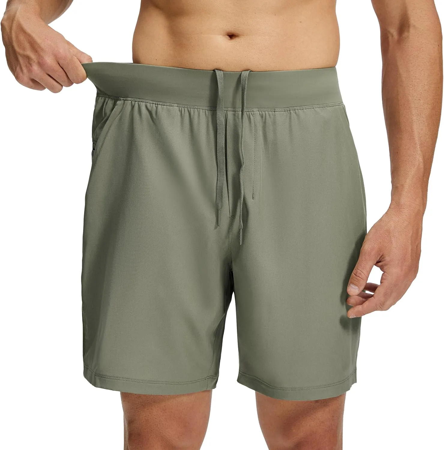 Willit Men's Athletic Shorts Quick Dry Running Workout Shorts Lightweight Hiking Gym Casual Shorts with Pockets 7"