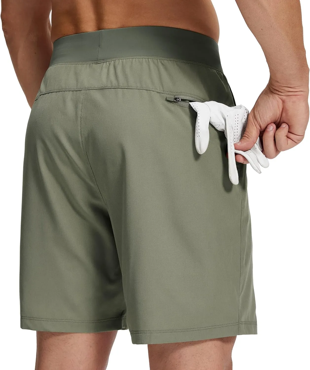 Willit Men's Athletic Shorts Quick Dry Running Workout Shorts Lightweight Hiking Gym Casual Shorts with Pockets 7"