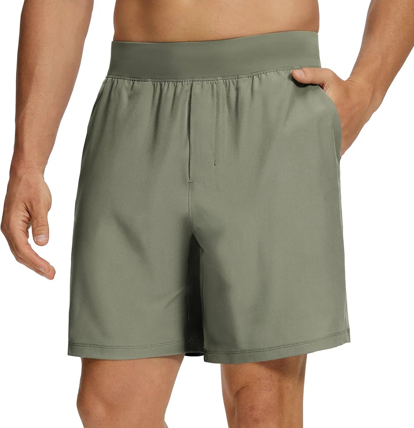 Willit Men's Athletic Shorts Quick Dry Running Workout Shorts Lightweight Hiking Gym Casual Shorts with Pockets 7"