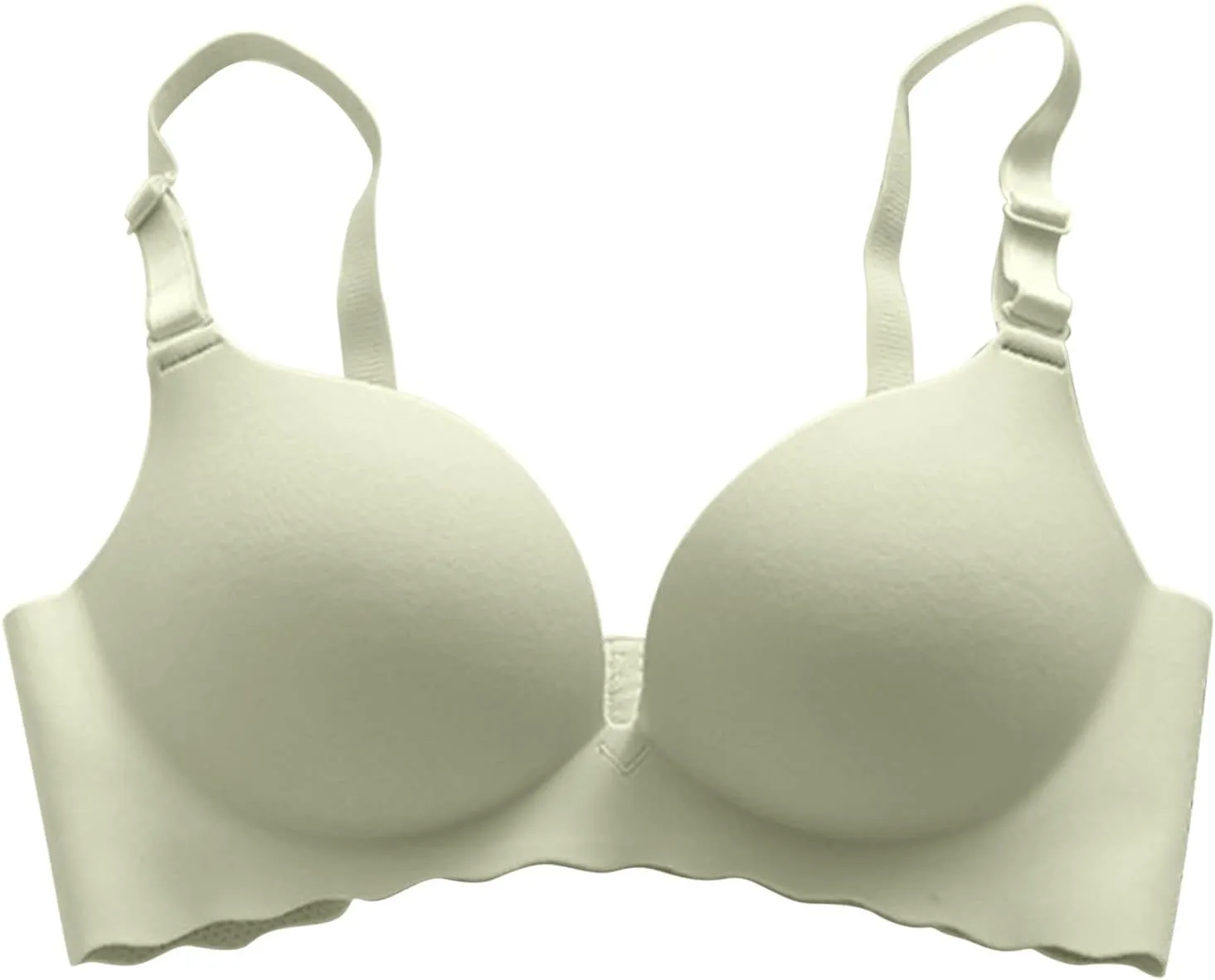 Wirefree Bras for Women Push Up Full-Coverage Seamless Wireless Comfortable Everyday Wear Soft Smoothing Womens Bras