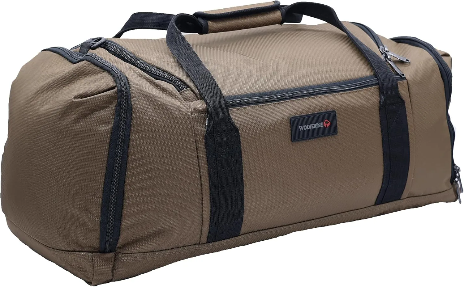 WOLVERINE 26" Duffel with Ventilated Boot Compartment, Water & Dirt Resistant, Chestnut, One Size