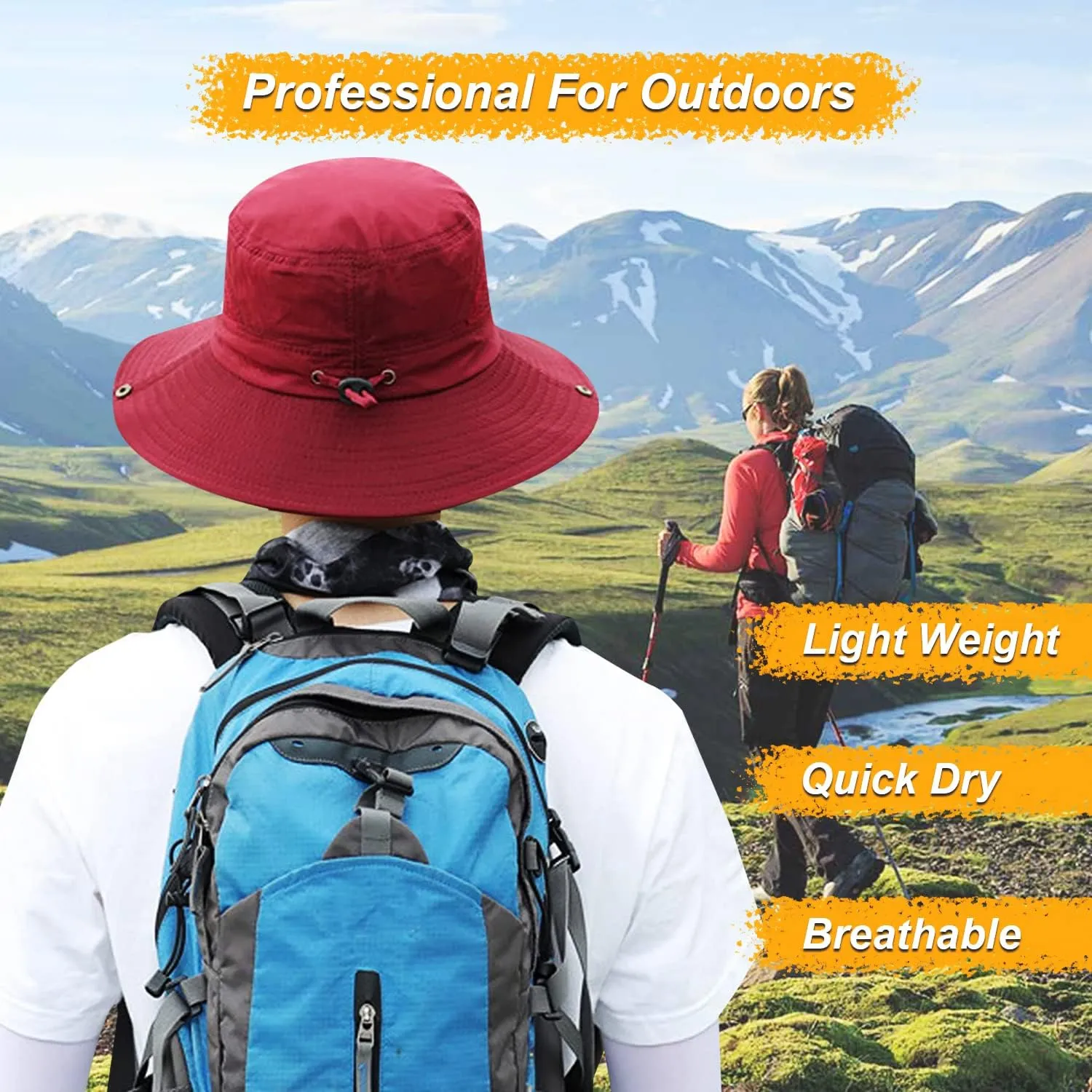Women Fishing Sun Hat Men Summer UV Protection Bucket Hats Mesh Ventilated Outdoor Hiking Gardening Beach Lawn Hat