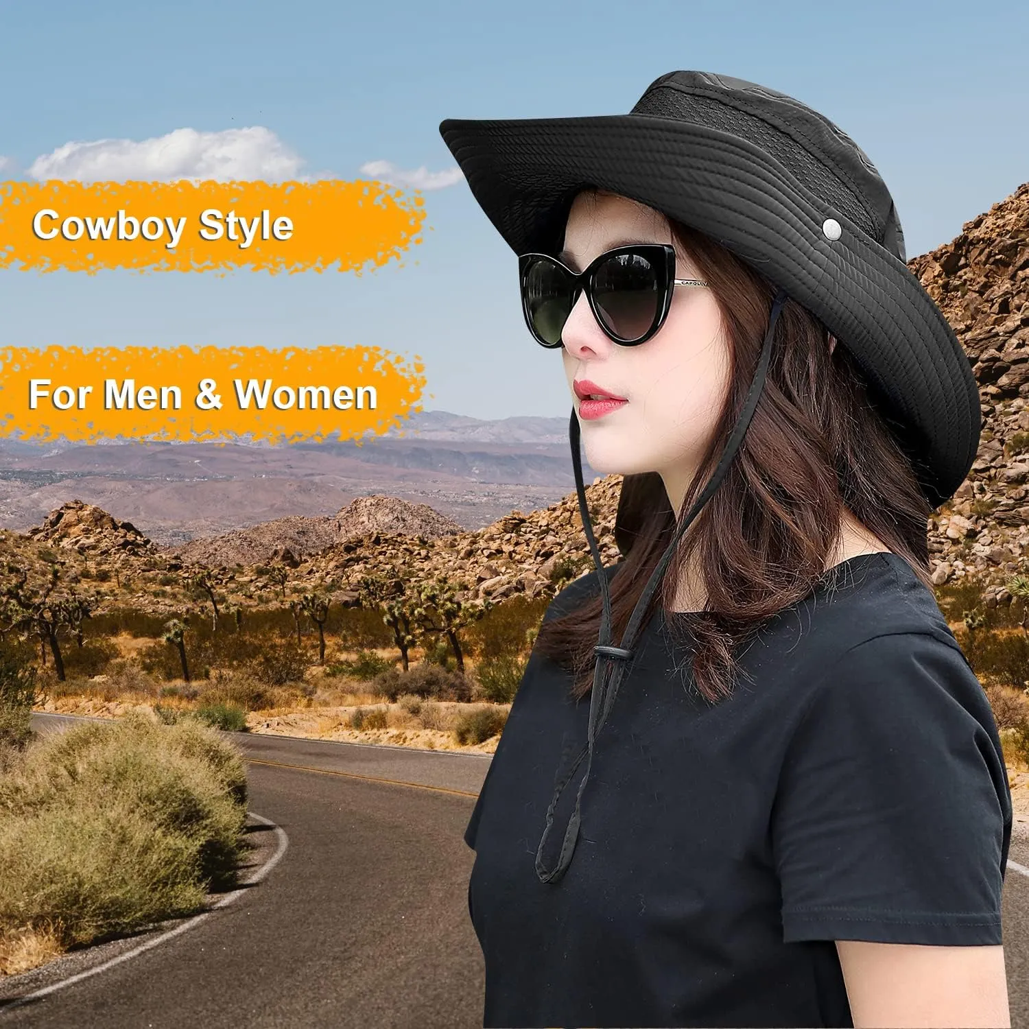 Women Fishing Sun Hat Men Summer UV Protection Bucket Hats Mesh Ventilated Outdoor Hiking Gardening Beach Lawn Hat