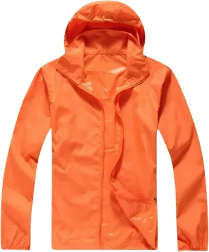 Women Sun Protection Lightweight Jacket Zip Up Hoodie Long Sleeve Outdoor Cycling Raincoat for Running Athletic Hiking