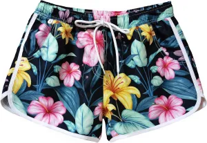 Women's Beach Shorts Quick Dry with Pockets- Summer Swimmwear Shorts