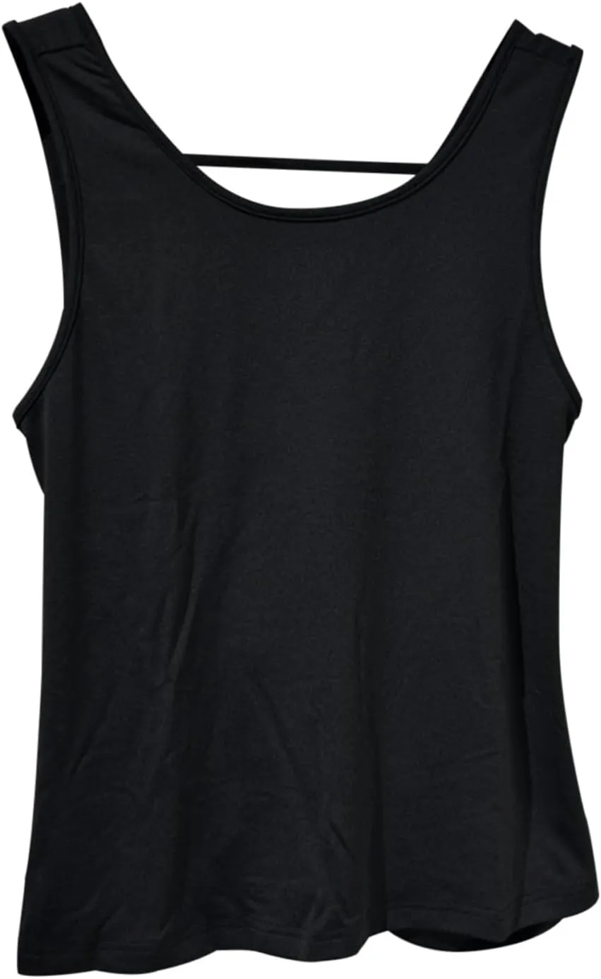 Women's Open Back Tank Tops Lightweight Sleeveless Workout Athletic Gym Yoga Shirts Running Quick Dry Pleated Tops