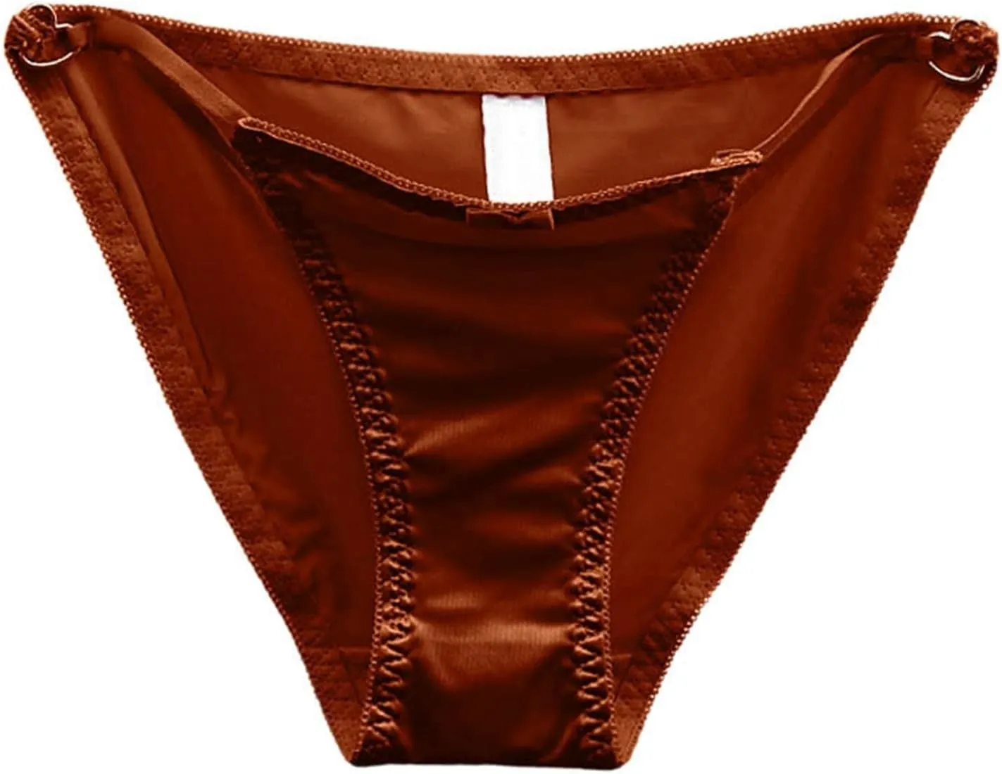 Womens Sexy Panties Seamless Satin Low Waist Bikini Briefs Hipster Lingerie G String Thong Cheeky Underwear